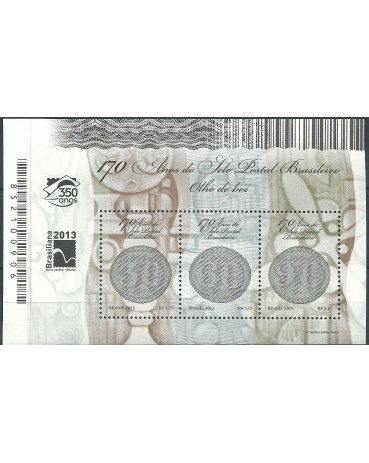 B174 170 ANOS DO SELO POSTAL BRASILEIRO MINT 7845 